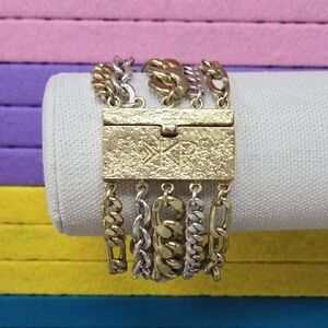 Silpada Two-Tone Gold and Silver Multi-Chain Bracelet